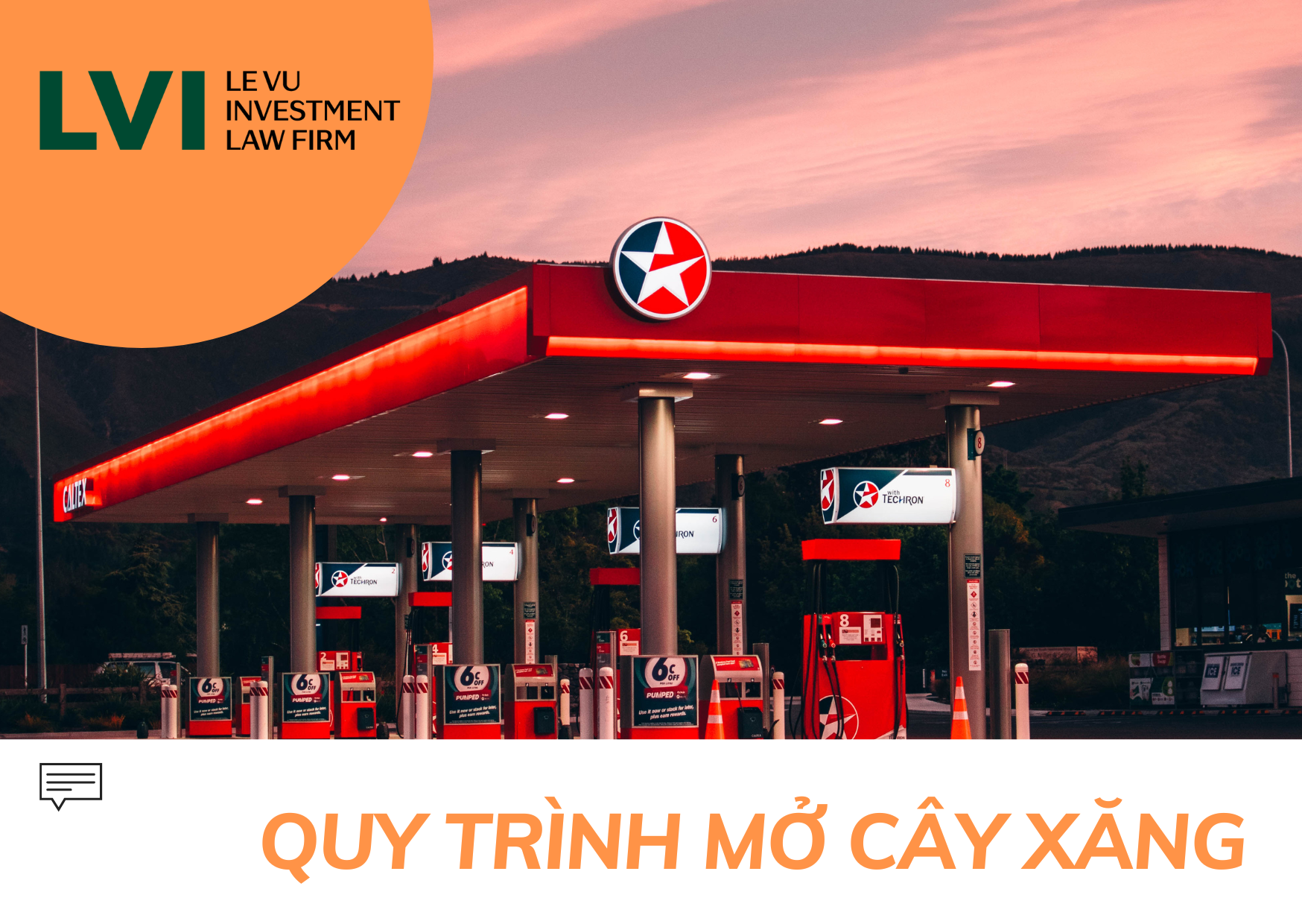 QUY TRÌNH MỞ CÂY XĂNG